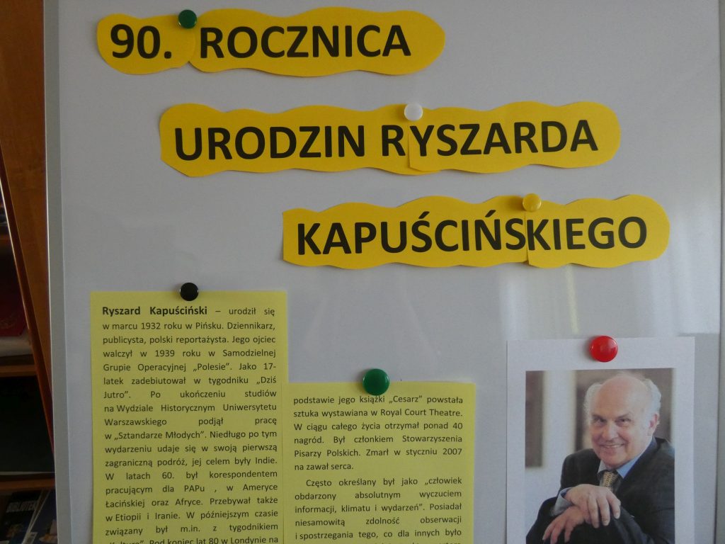 90. ROCZNICA URODZIN RYSZARDA KAPUŚCIŃSKIEGO