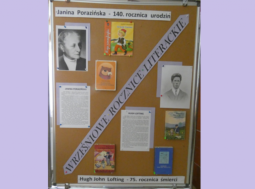 WRZEŚNIOWE ROCZNICE LITERACKIE